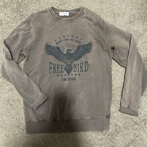 Graphic women’s Sweat shirt  - Brown SIZE S